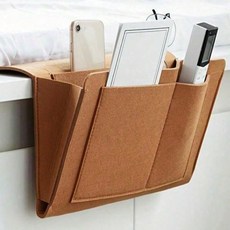 Livingpillow床沙發側邊收納袋, 棕色