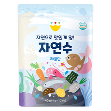 Bamam 海鮮風味高湯包 嬰幼兒副食品用 10入裝, 1個, 40g
