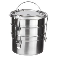 plala Circle Lock 3層便當盒 2300ml, 1個, 單色