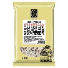 행복한엄마밥상 씻거나 불릴 필요 없는 찰진 체질 균형식 영양8곡, 3kg, 1개