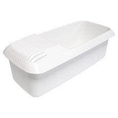 UH居家裝飾微波爐用義大利麵鍋 FREE 29*13.5*11cm, 1個, 白色