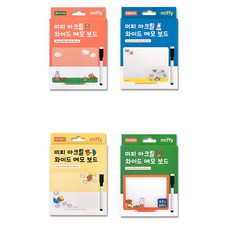 Miffy Aitobik Miffy壓克力寬型留言板 馬克筆 4種組, 壓克力