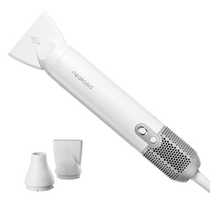 Pet'stology寵物低噪音高輸出優質4段溫度調節吹風機+噴嘴 3件組, 1套, 白色