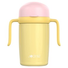 주니 유아용 스테인레스 자기주도 컵 2세대, 옐로우, 1개, 240ml