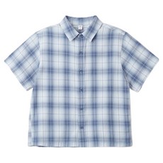 SPAO Kids Spao童款夏日格紋短袖襯衫