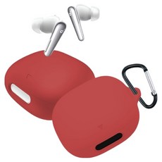 GRAYCO Anker Soundcore Liberty 4 PRO矽膠全包保護殼, 1個, 紅色