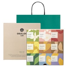 OSULLOC Blooming禮物茶 45入組, 9種茶+購物袋, 1套