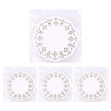 Uniart 桌巾紙 迷你 200入, 白色的, 4個