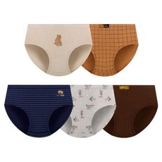 mrkids 男童款Funny無螢光純棉三角內褲 5件組