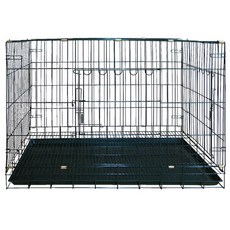 LUCKY HOME 2.5尺粉體靜電烤漆籠 75 x 55 x 46cm, 黑色, 1個