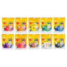 티니월드 뽀송클레이 50g x 10종 세트, 1세트, 혼합색상