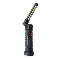 WORKLIGHT 磁吸式可旋轉COB工作燈 便攜款, 360度旋轉, 五檔燈光模式, USB充電, 1個