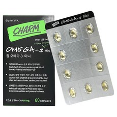 페피테일 참 반려동물 미니 영양제 6g, 1개, 오메가3, 60정