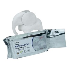 도도리빙 전문가용 공기건조 컬러점토 500g, 화이트, 1개