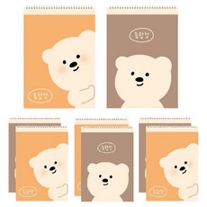 ARTMORE Bear 熊熊繪畫本8本入，50張16開，款式隨機，兒童繪畫本，素描本, 8本, 50張, 16開