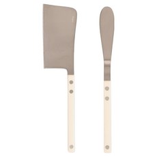 Bogen Brisa餐具緞面起司刀+奶油刀組, 1套, 香草