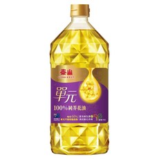 TAISUN 泰山 單元100%純芥花油 3L 1桶裝, 1桶
