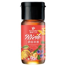 BeeTouched 蜜蜂工坊 濃郁果蜜 700g，天然無添加，多種水果風味，精美瓶裝, 1瓶