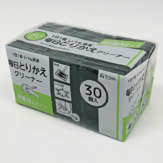 TOWA 東和產業 SCHÖN日本一次性清潔海綿30日研磨劑, 黑色, 30個, 廚房清潔好幫手, 1包