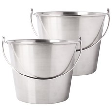 不鏽鋼冰桶 小酒 冰啤酒 冷卻器 商用 冰桶, 2個, 3.3L