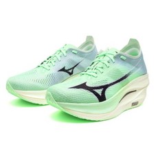 Mizuno 美津濃 WAVE REBELLION PRO 3 男款路跑鞋 綠色/白色 U1GD253001 輕量透氣 舒適穩定, 25.5cm