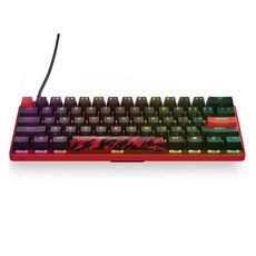 스틸시리즈 Apex 9 Mini Faze 에디션 유선 텐키리스 게이밍 키보드, 블랙, 64853, 광적축