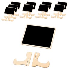 Smogle迷你留言板名牌黑板+支架 2入 基本款 10組, 塑料