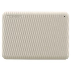 TOSHIBA 東芝 Canvio Advance V10行動硬碟 2.5吋, 2TB, 米白色
