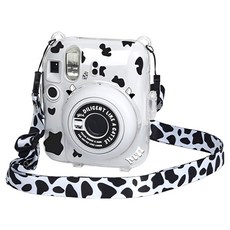 FUJIFILM 富士 instax CJY迷你12水晶殼+貼紙裝飾+肩帶組 黑色, 1套, 單品