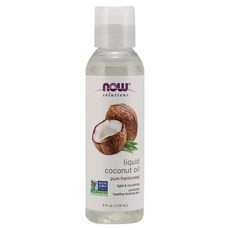 NOW Foods 純椰子保濕油/基底油, 118ml, 1瓶