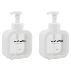 泡沫型洗手液給皂機 300ml, 2個, 白色