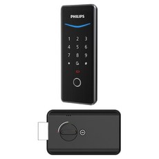 PHILIPS 飛利浦 EasyKey 輔助式智能門鎖 曜石黑, 不含安裝, DDL-503