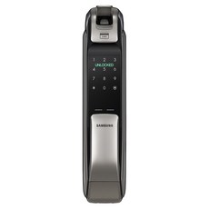 SAMSUNG 三星 推拉式電子鎖 頂級款 銀色, SHP-DP728, 單純送貨商品