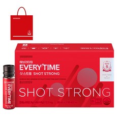 에브리타임 샷 스트롱 21병 + 쇼핑백, 420ml, 1개