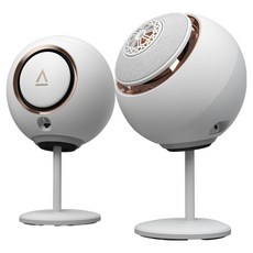 크리에이티브 PEBBLE NOVA 코엑셜 드라이버 RGB 2채널 프리미엄 스피커, MF1720, 화이트