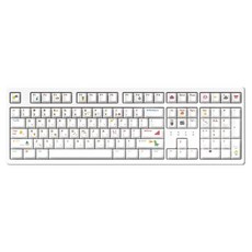 한성컴퓨터 듀얼8K 핫스왑 염료승화 RGB 게이밍 기계식 유무선 키보드 35g, 키즈, TFG Cloud Max CF, 브라운슈가 토독