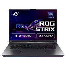 에이수스 2025 ROG 스트릭스 G16 코어Ultra9 인텔 14세대 지포스 RTX 5070, 이클립스 그레이, 1TB, 32GB, WIN11 Home, G615LP-S5180W