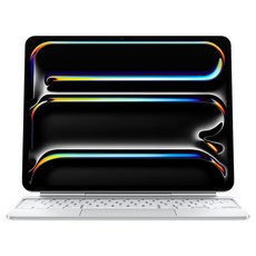 Apple Magic Keyboard 巧控鍵盤 適用 iPad Pro 13吋 M5 注音, 製造商軸, MWR43TA/A, 白色