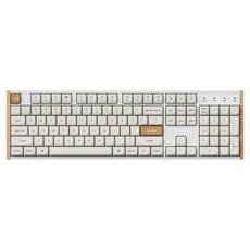 키크론 K10 HE 유무선 RGB 기계식 핫스왑 마그네틱 스위치 게이밍 기계식 키보드, 우드 화이트, K10H-Q1, 마그네틱축(자석축)