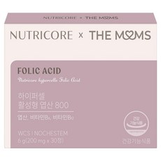 뉴트리코어 더맘스 하이퍼셀 활성형 엽산 800, 1개, 30정