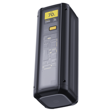 샤오미 212W 초고속 충전 보조배터리 25000mAh C타입, P03MI, 블랙