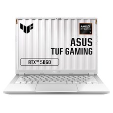 에이수스 2026 TUF 게이밍 A14 라이젠7 라이젠 200 시리즈 지포스 RTX 5060, 문라이트 화이트, FA401UM-RG010, 512GB, 16GB, Free DOS