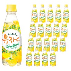 내사랑유자씨 스파클링, 350ml, 20개