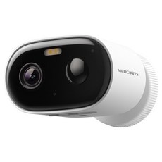 머큐시스 2K 300만화소 무선 배터리 타입 스마트 Wi-Fi 카메라 실외용, 1개, MC410
