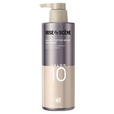 미쟝센 살롱10 펩타이드 리페어 단백질 트리트먼트 에센스팩, 1개, 500ml