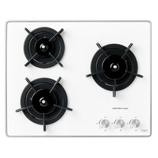 나비엔 빌트인 컬러범랑 가스레인지 3구 펄 화이트 550장, LPG, GRB-6603PD