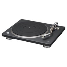 데논 아날로그 벨트식 DC 서보 모터 포노 이퀄라이저 내장 턴테이블 DP500BTBKEM, 블랙, DP-500BT