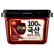 순창궁 100% 국산 태양초 고추장, 500g, 1개