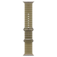 애플워치 오션 밴드, 트랜스루센트 켈프 / 내추럴 티타늄, 49mm, Regular