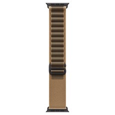 애플워치 알파인 루프, 데저트 / 블랙 티타늄, 49mm, Large